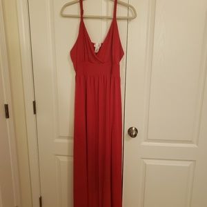 SWAK Designs Red Maxi Dress NWOT